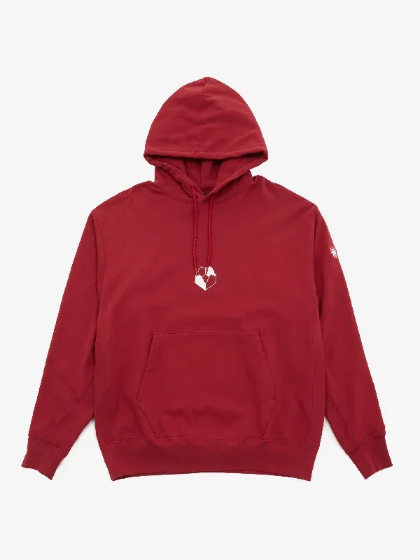 C.E Cav Empt Zig Model Hoodie - Red