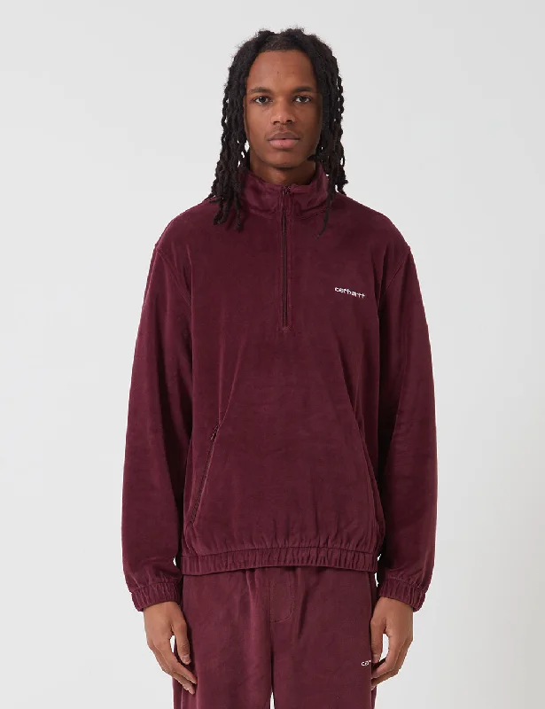 Carhartt-WIP Tila Fleece Pullover - Shiraz/White