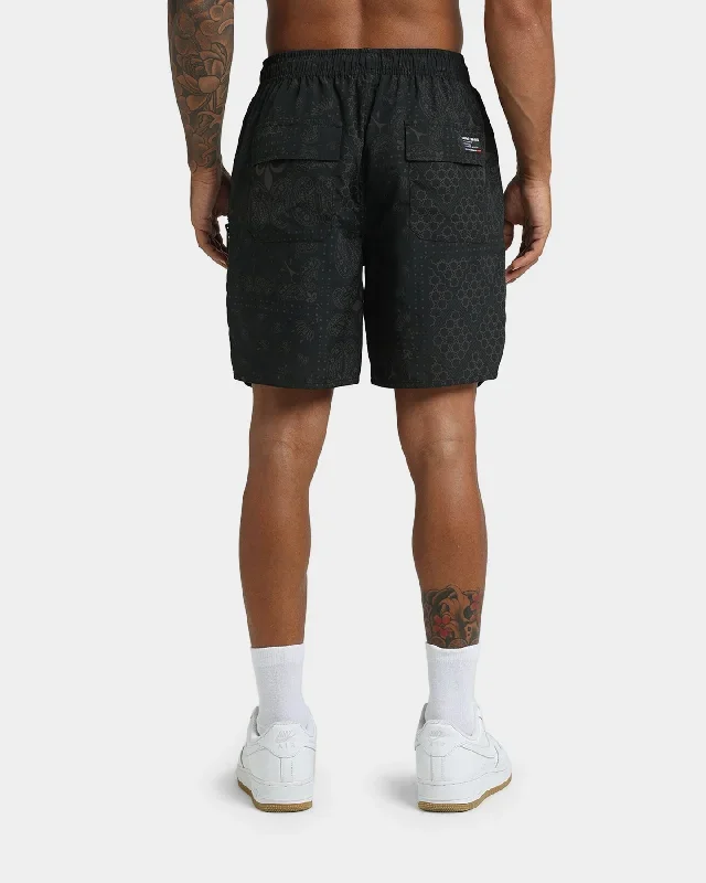 carre-bandana-ultra-lp-shorts-black