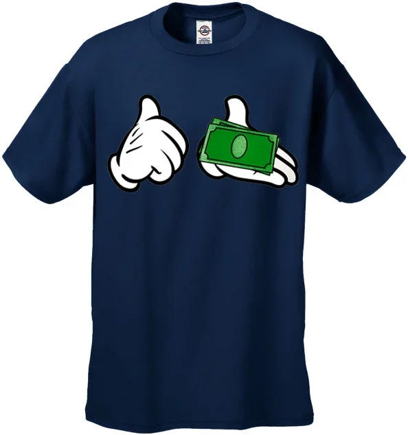 cartoon-money-hands-mens-t-shirt