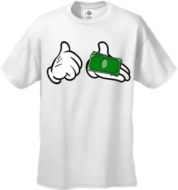 cartoon-money-hands-mens-t-shirt