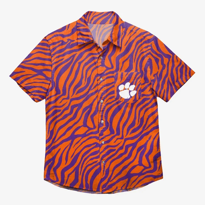 clemson-tigers-thematic-button-up-shirt