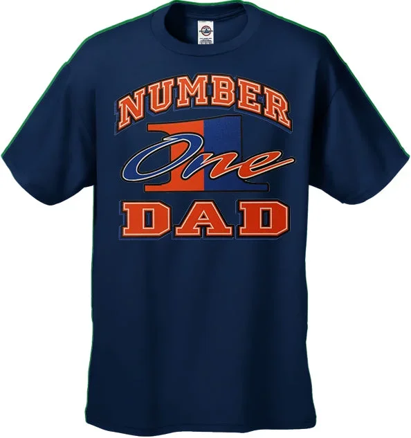 Dad T-Shirt - Number One Dad Men's T-Shirt