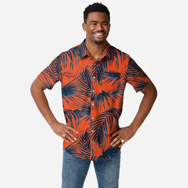 Denver Broncos Hawaiian Button Up Shirt