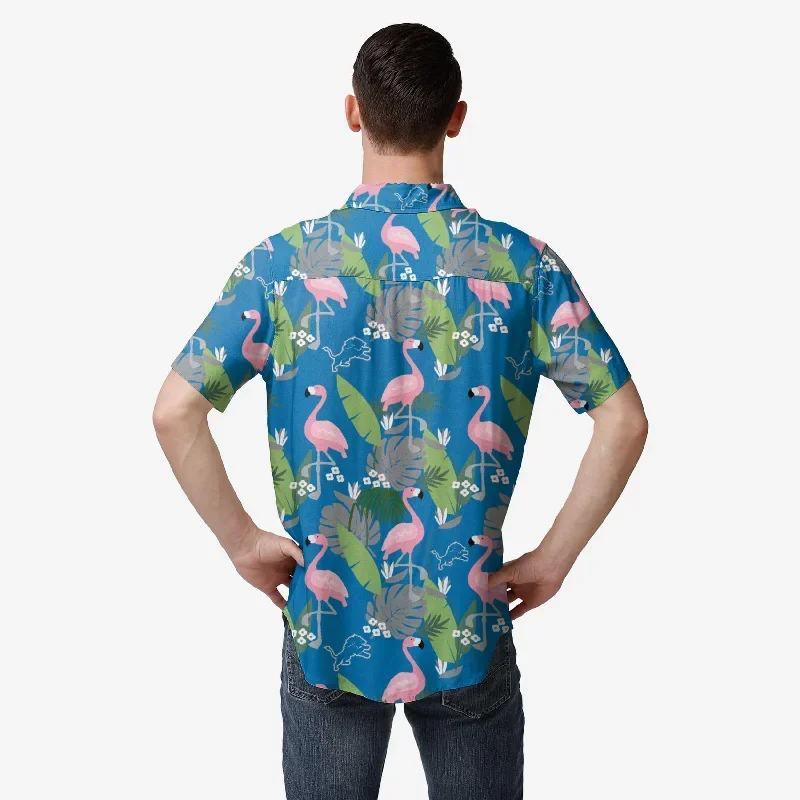 detroit-lions-floral-button-up-shirt