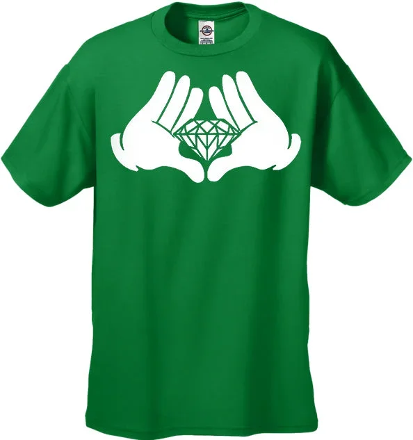 diamond-cartoon-hands-mens-t-shirt