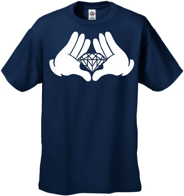 diamond-cartoon-hands-mens-t-shirt