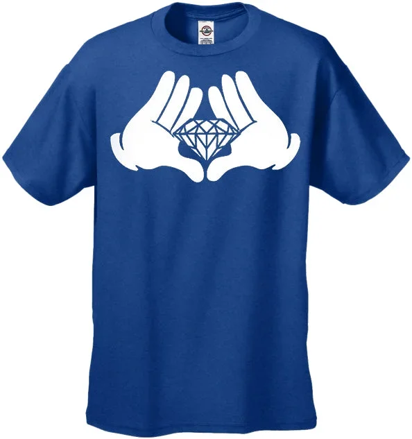 diamond-cartoon-hands-mens-t-shirt