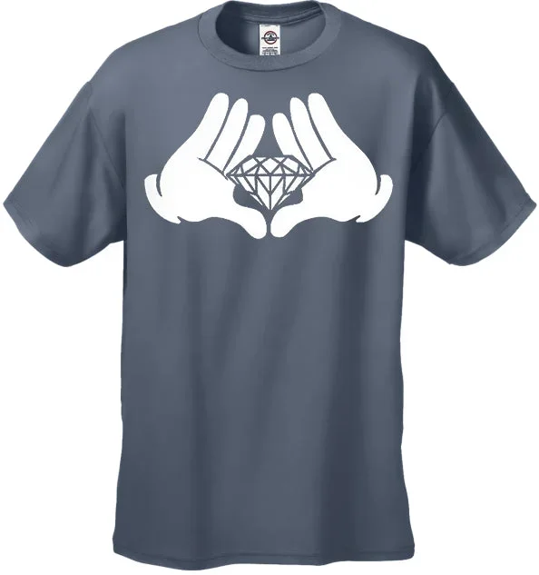 diamond-cartoon-hands-mens-t-shirt