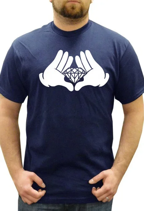 diamond-cartoon-hands-mens-t-shirt