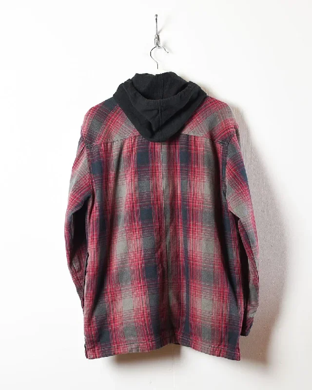 dickies-hooded-flannel-overshirt-jacket-medium-e8371