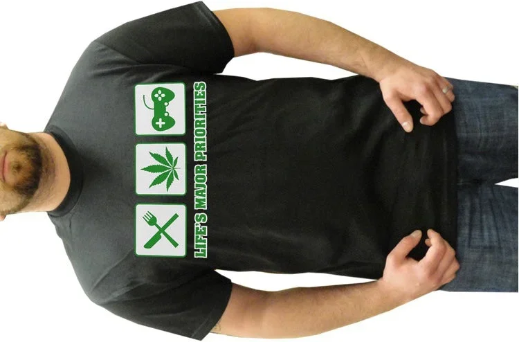 Eat, Smoke Weed & Play Video Games T-Shirt