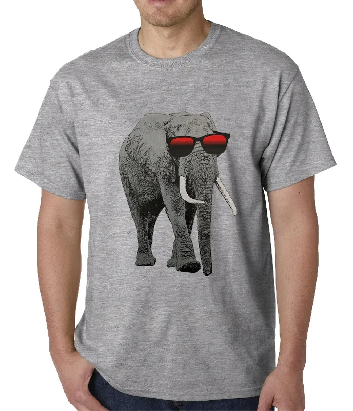 elephant-wearing-sunglasses-mens-t-shirt