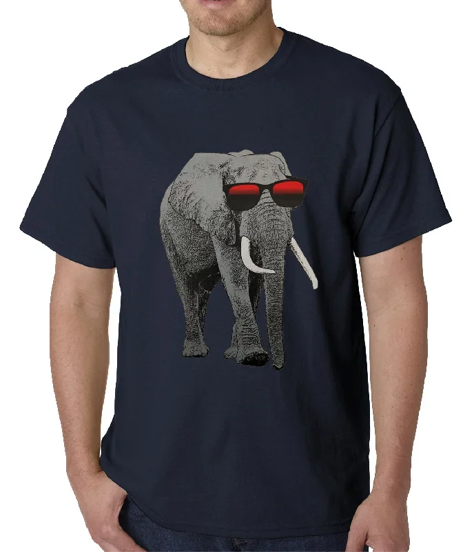 elephant-wearing-sunglasses-mens-t-shirt