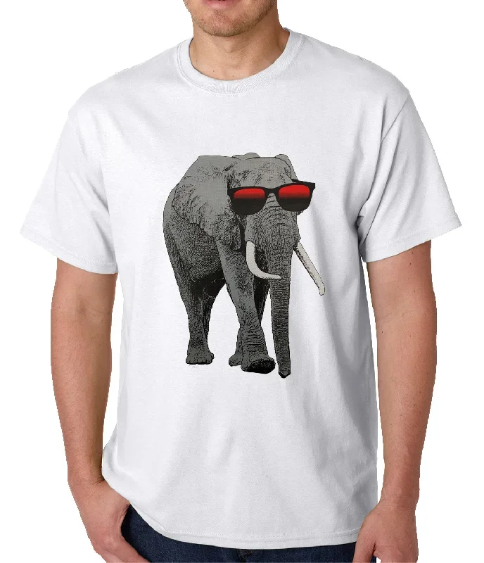 elephant-wearing-sunglasses-mens-t-shirt