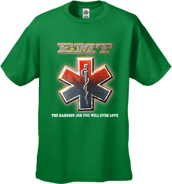 emt-the-hardest-job-you-will-ever-love-mens-t-shirt