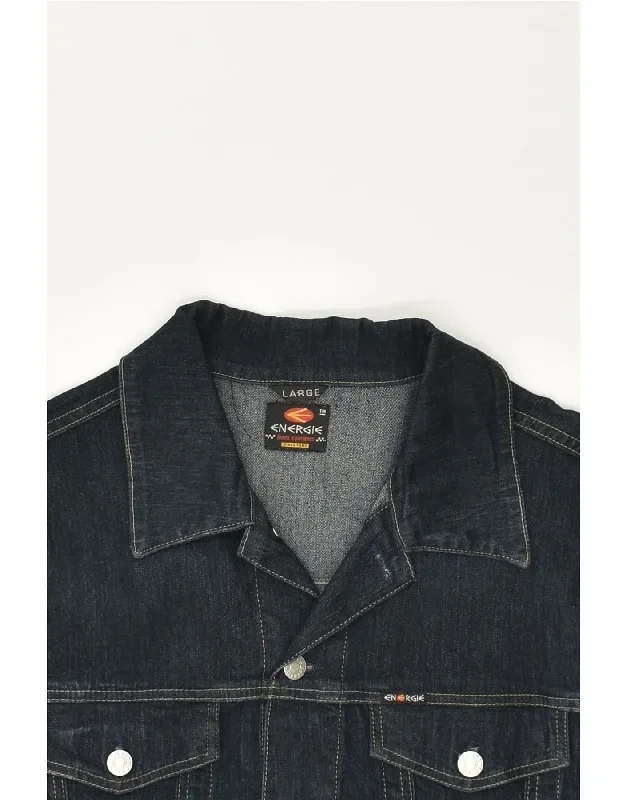 energie-mens-denim-jacket-uk-40-large-navy-blue-cotton