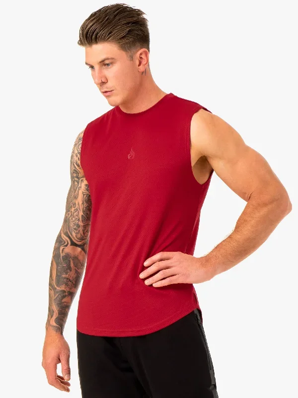 enhance-muscle-tank-burgundy