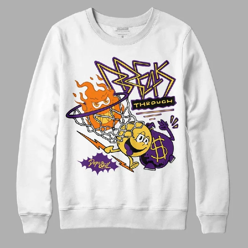 Field Purple 12s DopeSkill Sweatshirt Break Through Graphic