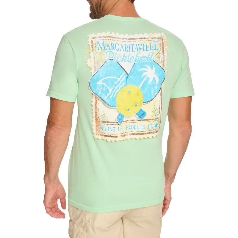 FINS UP PADDLES UP PICKLEBALL T-SHIRT