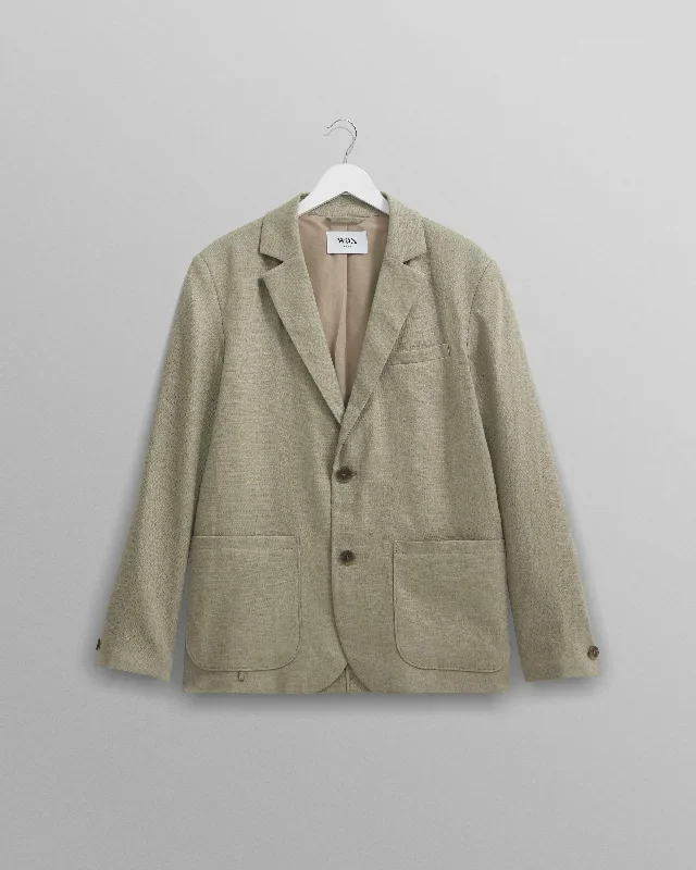 Fintry Blazer Pale Green Linen