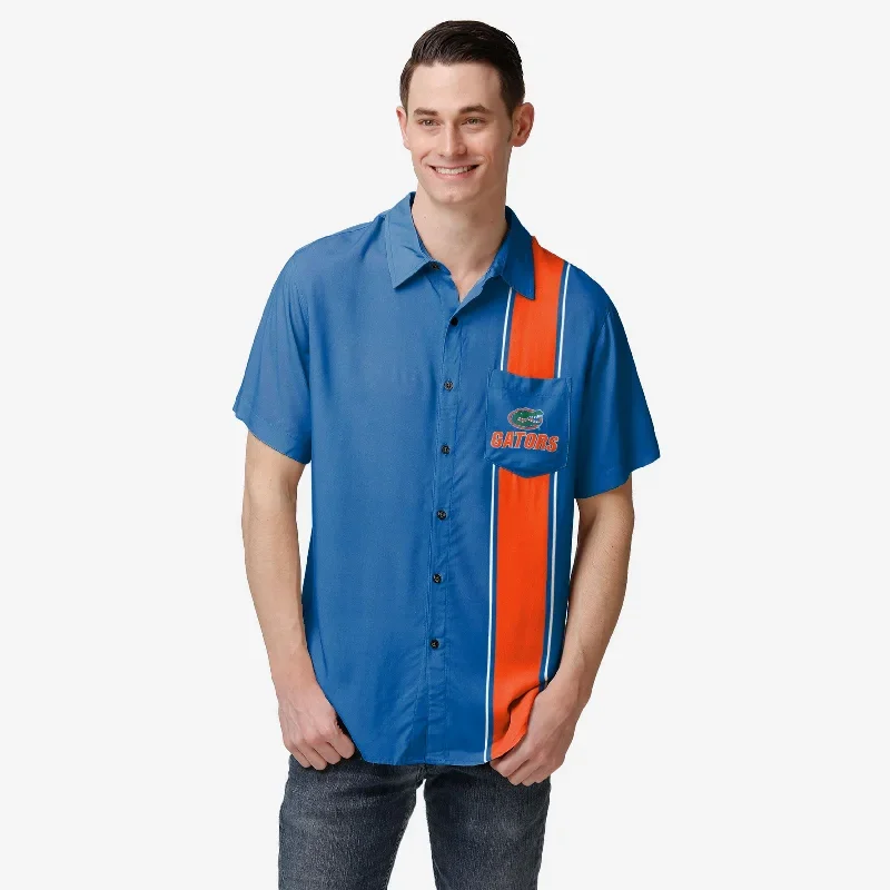 Florida Gators Bowling Stripe Button Up Shirt