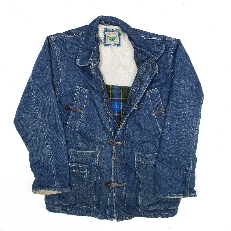 FOREST CLUB Duffle Denim Jacket Blue Mens L