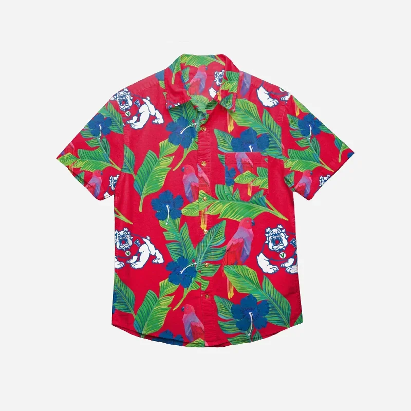 fresno-state-bulldogs-floral-button-up-shirt