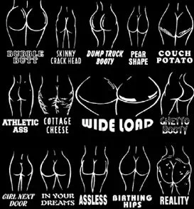 funny-t-shirts-different-types-of-asses-t-shirt