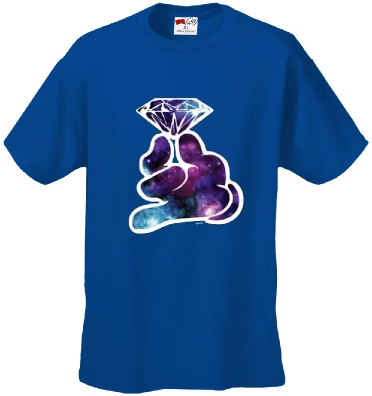 galaxy-cartoon-hand-holding-diamond-mens-t-shirt