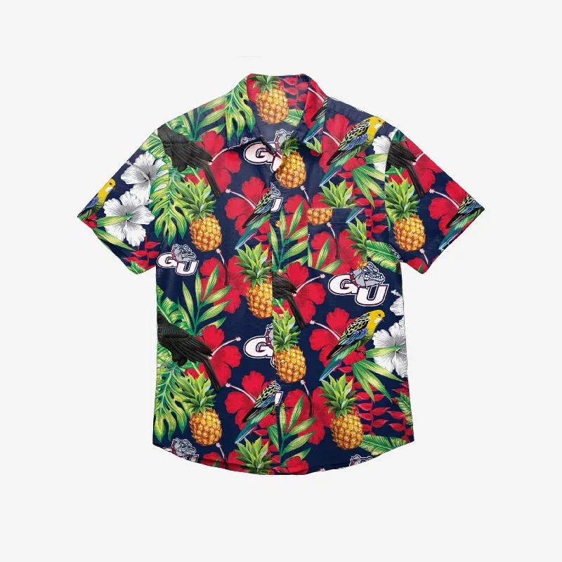 gonzaga-bulldogs-floral-button-up-shirt