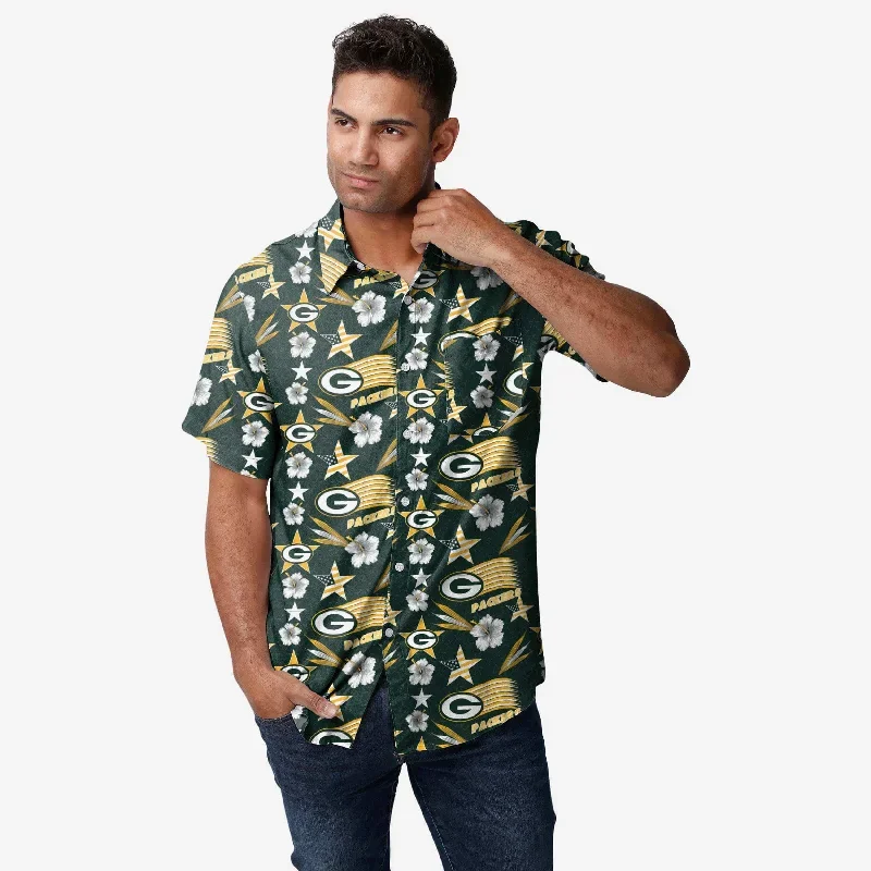 Green Bay Packers Americana Button Up Shirt