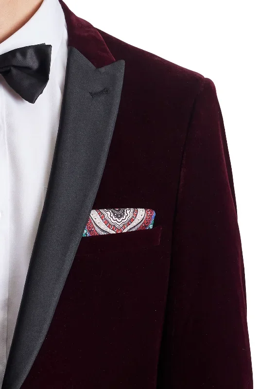 Rich Burgundy Velvet