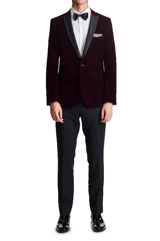 Rich Burgundy Velvet