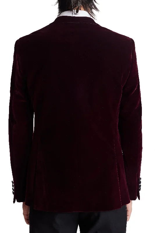 Rich Burgundy Velvet