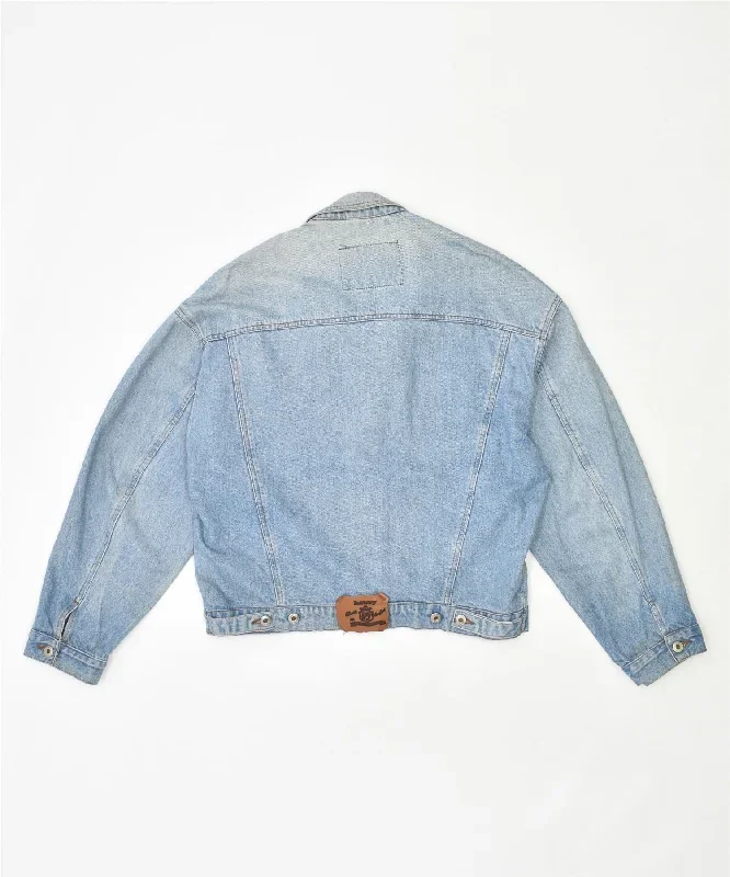 hobby-mens-denim-jacket-uk-40-large-blue-cotton-vintage