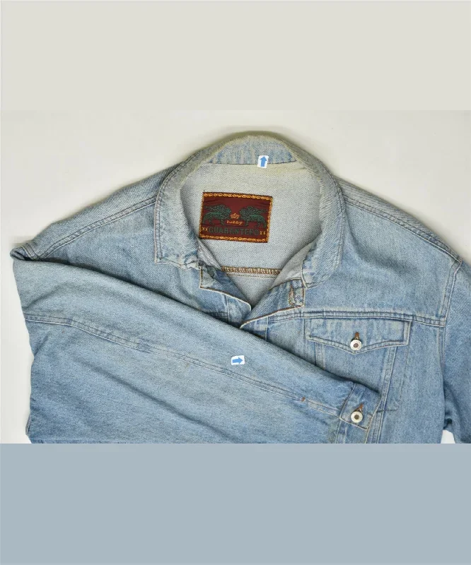 hobby-mens-denim-jacket-uk-40-large-blue-cotton-vintage