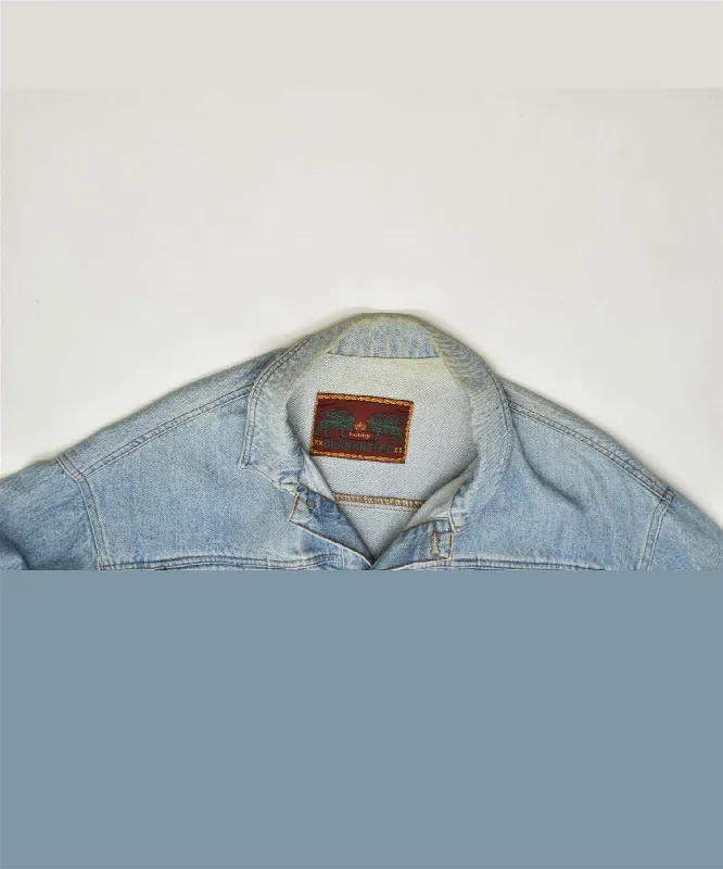 hobby-mens-denim-jacket-uk-40-large-blue-cotton-vintage