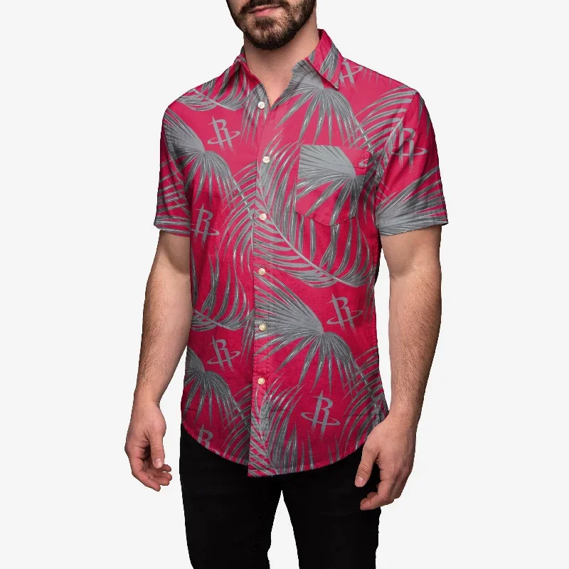 Houston Rockets Hawaiian Button Up Shirt