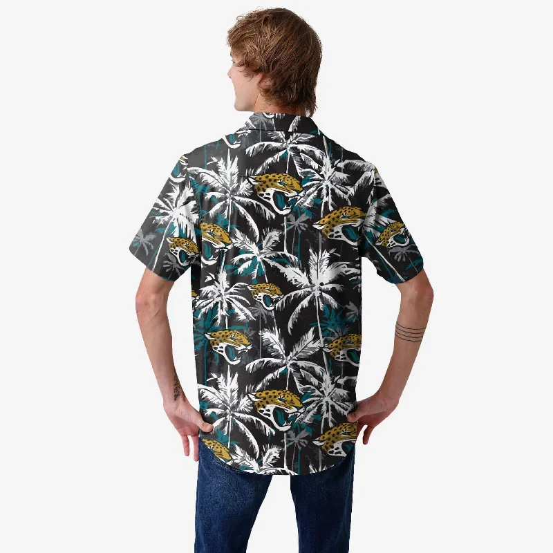 jacksonville-jaguars-black-floral-button-up-shirt