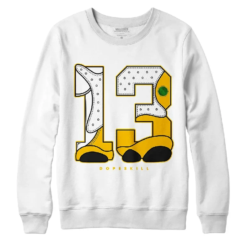 AJ 13 Del Sol DopeSkill Sweatshirt No.13 Graphic