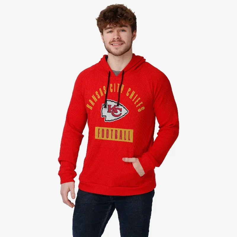 Kansas City Chiefs Team Color Waffle Hoodie