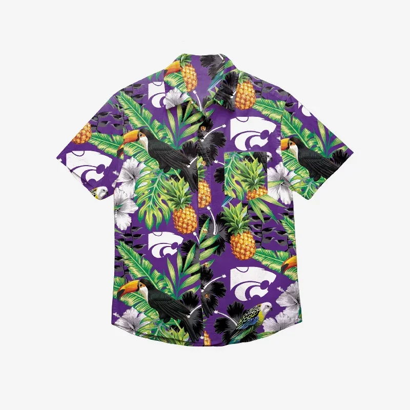 kansas-state-wildcats-floral-button-up-shirt