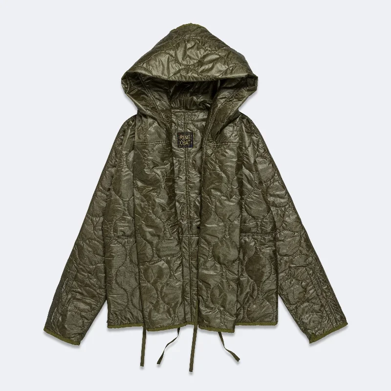 kapital-nylon-quilting-lining-ring-coat-khaki-fw23