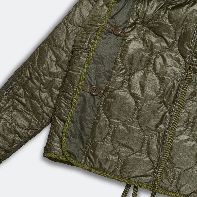 kapital-nylon-quilting-lining-ring-coat-khaki-fw23