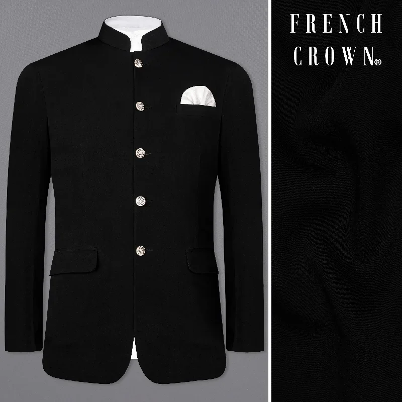 Korean Black (The Best Black We Have) Bandhgala Blazer