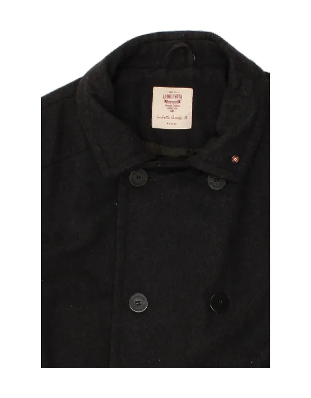 lambretta-mens-double-breasted-coat-uk-42-xl-black-wool