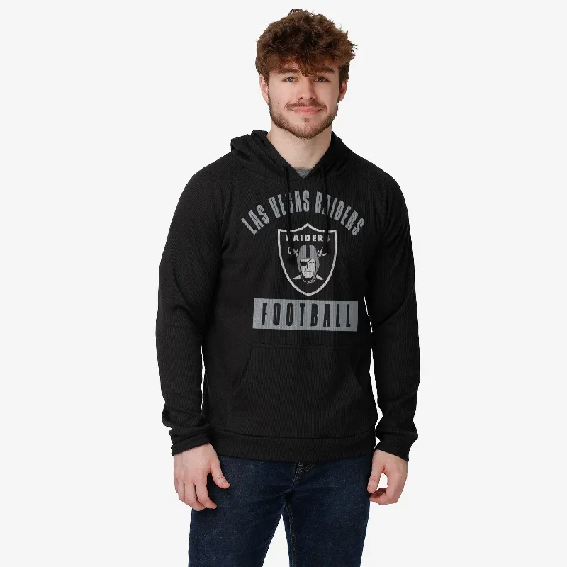 Las Vegas Raiders Team Color Waffle Hoodie