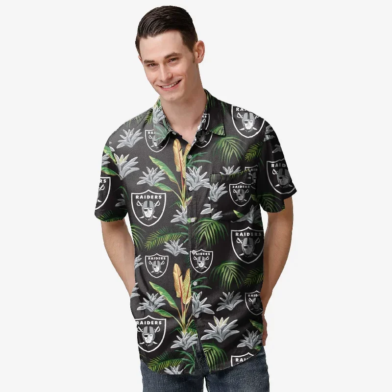 Las Vegas Raiders Victory Vacay Button Up Shirt