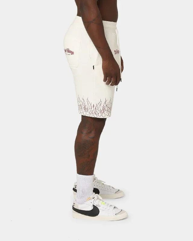 last-kings-flaming-pharaohs-sweat-shorts-off-white